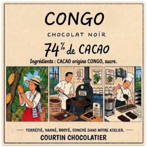 Tablette de chocolat CONGO 74%