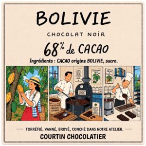 Tablette de Chocolat Bolivie 68%